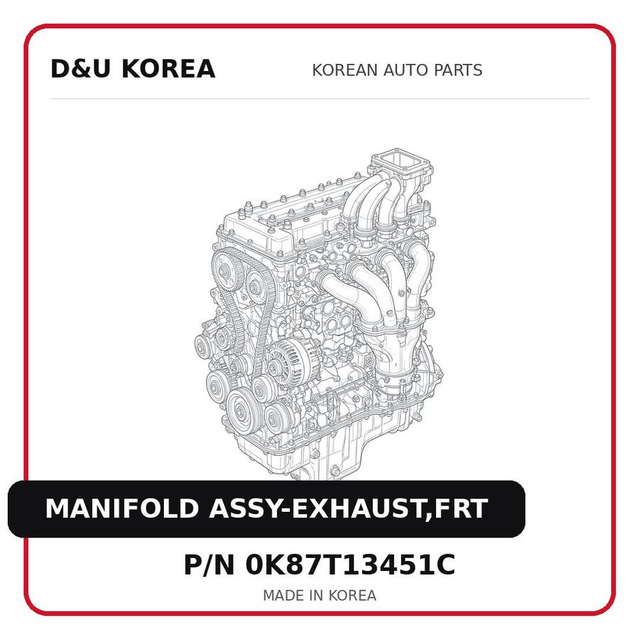 MANIFOLD ASSY-EXHAUST,FRT