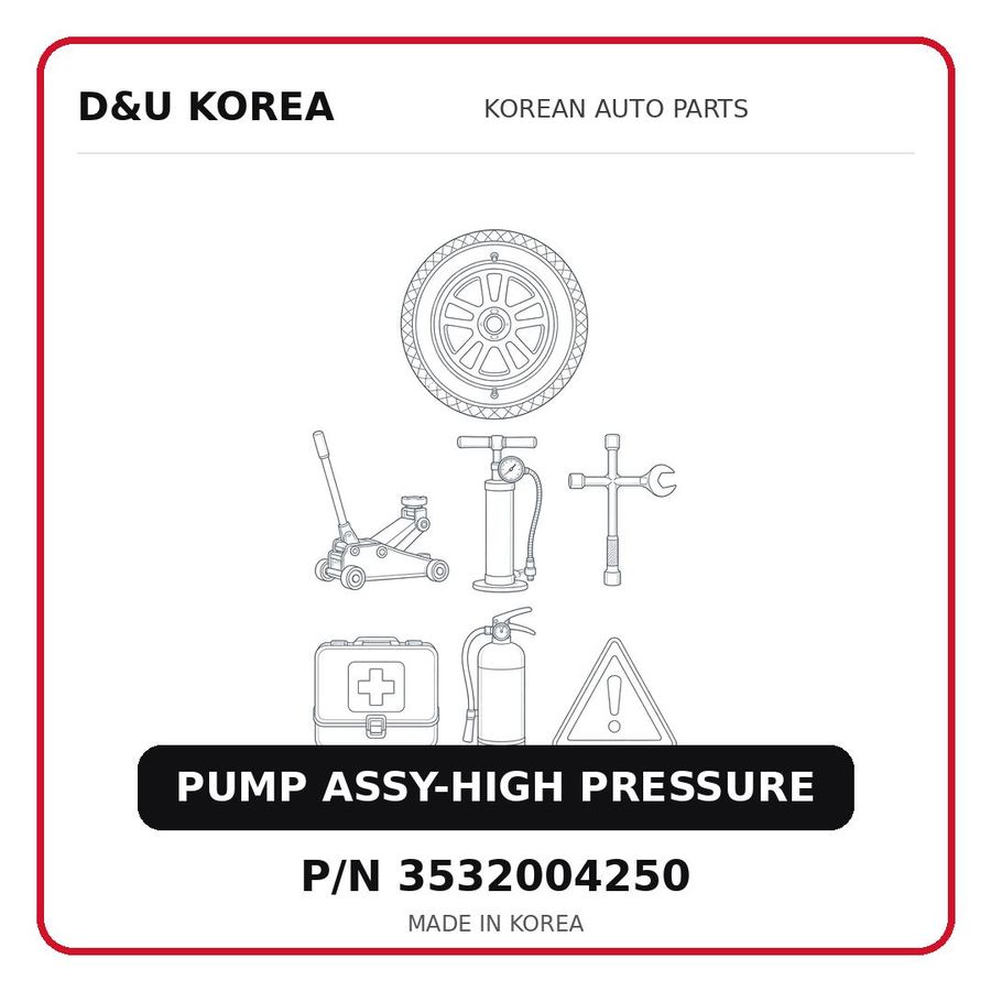 PUMP ASSY-HIGH PRESSURE