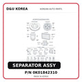 SEPARATOR ASSY