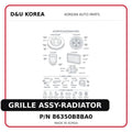 GRILLE ASSY-RADIATOR