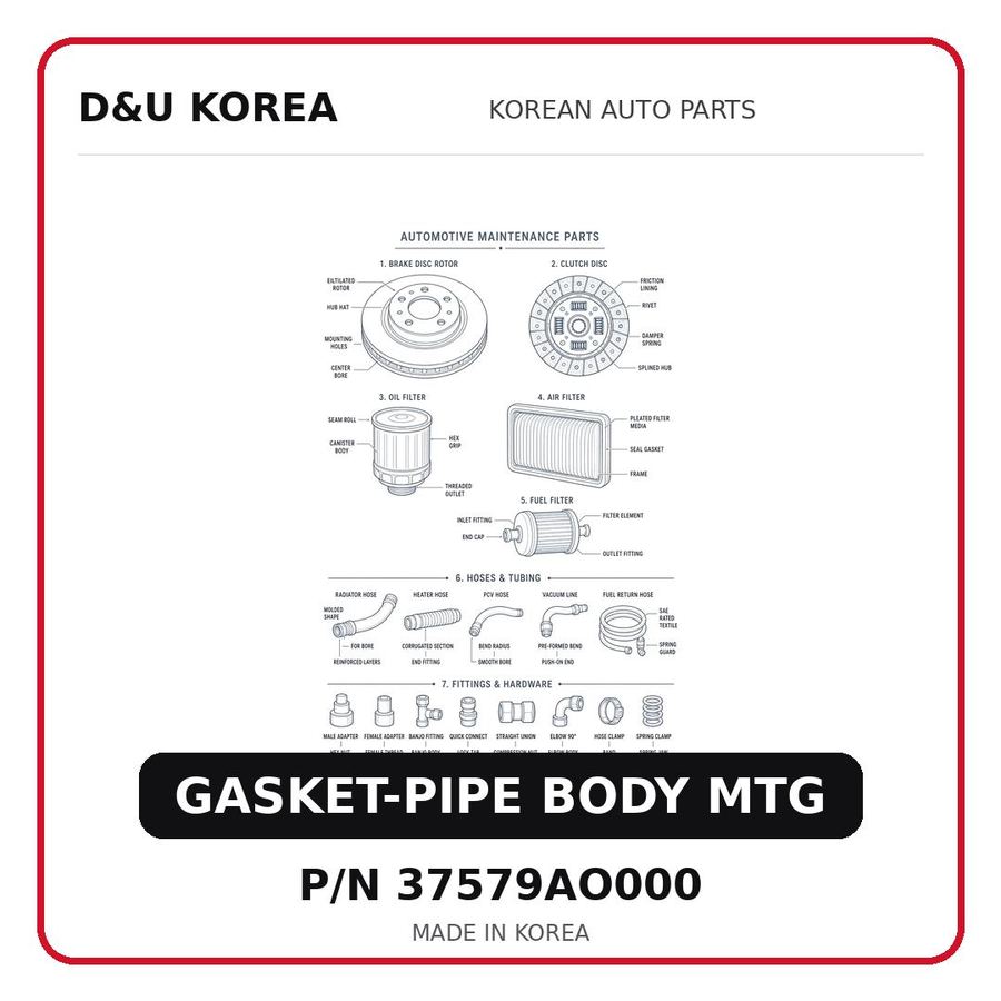 GASKET-PIPE BODY MTG