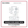 GASKET-PIPE BODY MTG