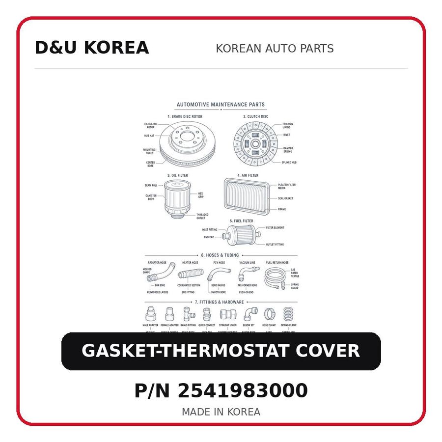 GASKET-THERMOSTAT COVER
