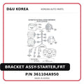 BRACKET ASSY-STARTER,FRT