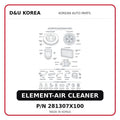 ELEMENT-AIR CLEANER