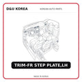 TRIM-FR STEP PLATE,LH