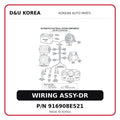 WIRING ASSY-DR