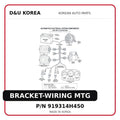 BRACKET-WIRING MTG