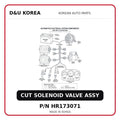 CUT SOLENOID VALVE ASSY