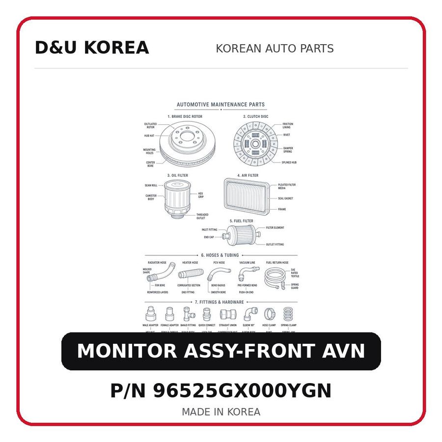 MONITOR ASSY-FRONT AVN