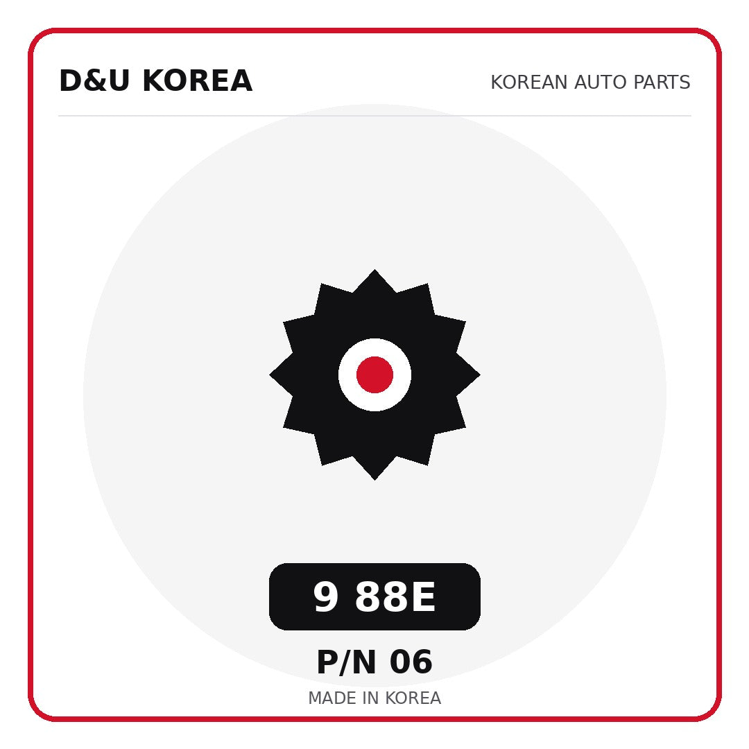 Genuine Mobis 9 88E 06 for Korean vehicles | D&U Korea