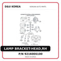 LAMP BRACKET-HEAD,RH