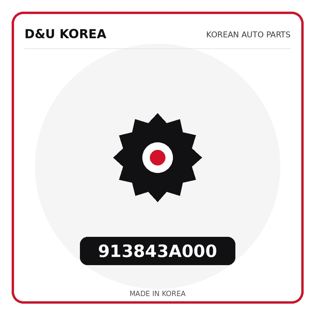 Genuine Mobis 913843A000  for Korean vehicles | D&U Korea