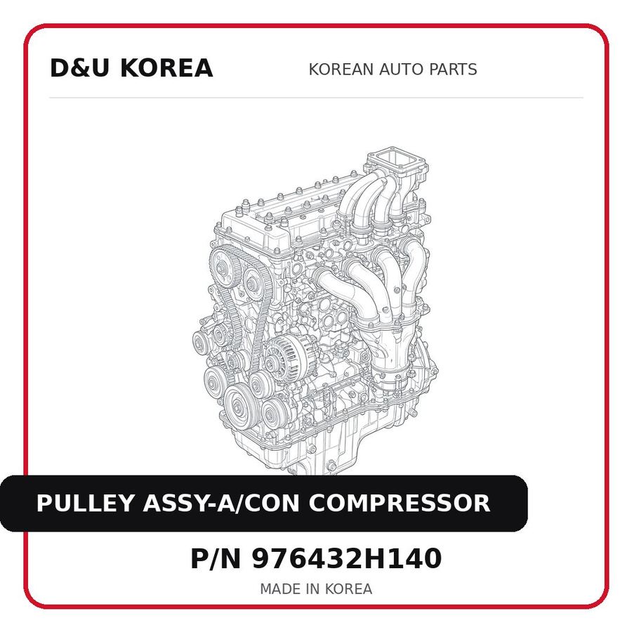 PULLEY ASSY-A/CON COMPRESSOR