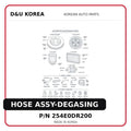 HOSE ASSY-DEGASING