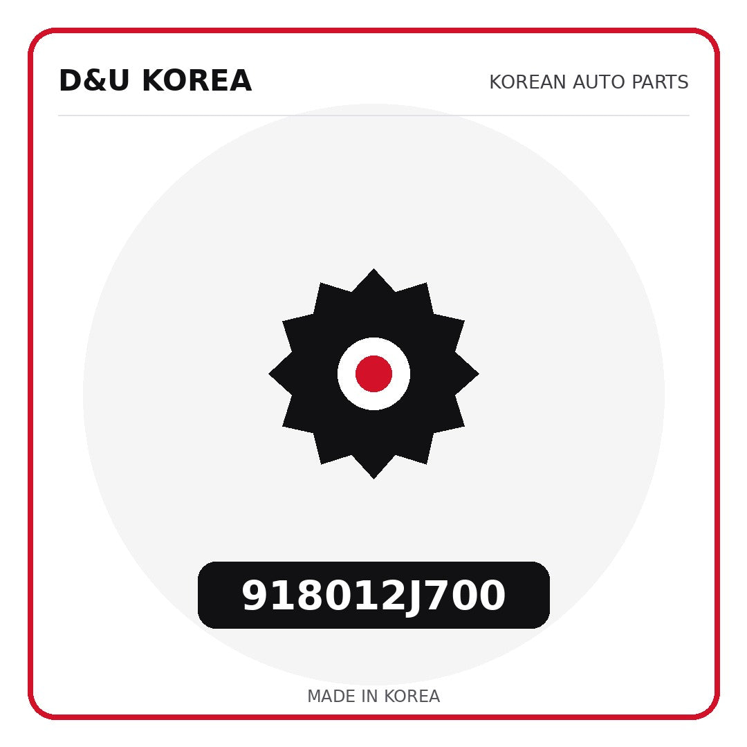 Genuine Mobis 918012J700  for Korean vehicles | D&U Korea