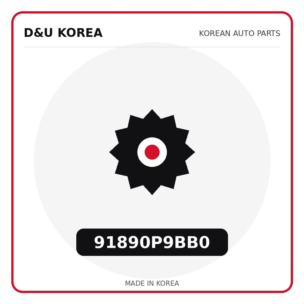 Genuine Mobis 91890P9BB0  for Korean vehicles | D&U Korea