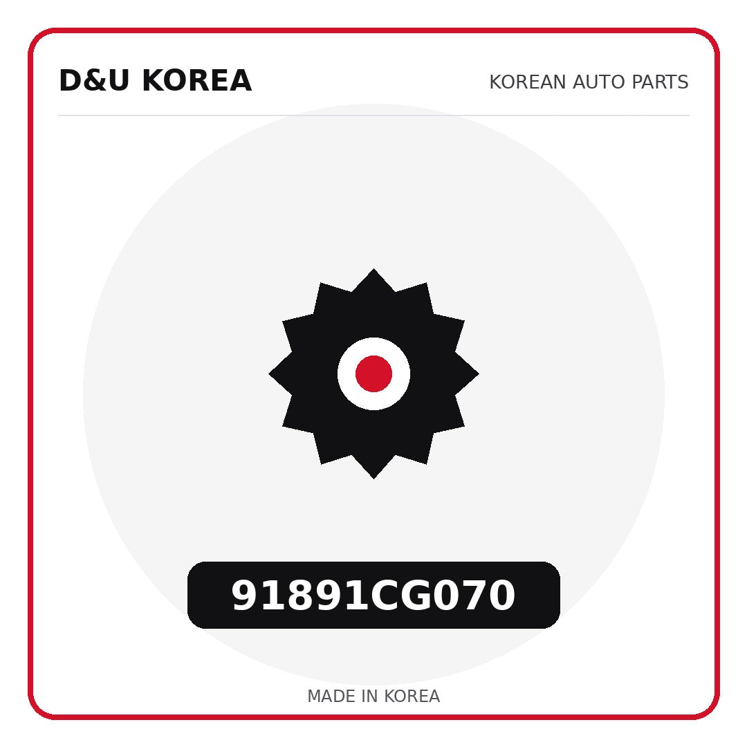 Genuine Mobis 91891CG070  for Korean vehicles | D&U Korea