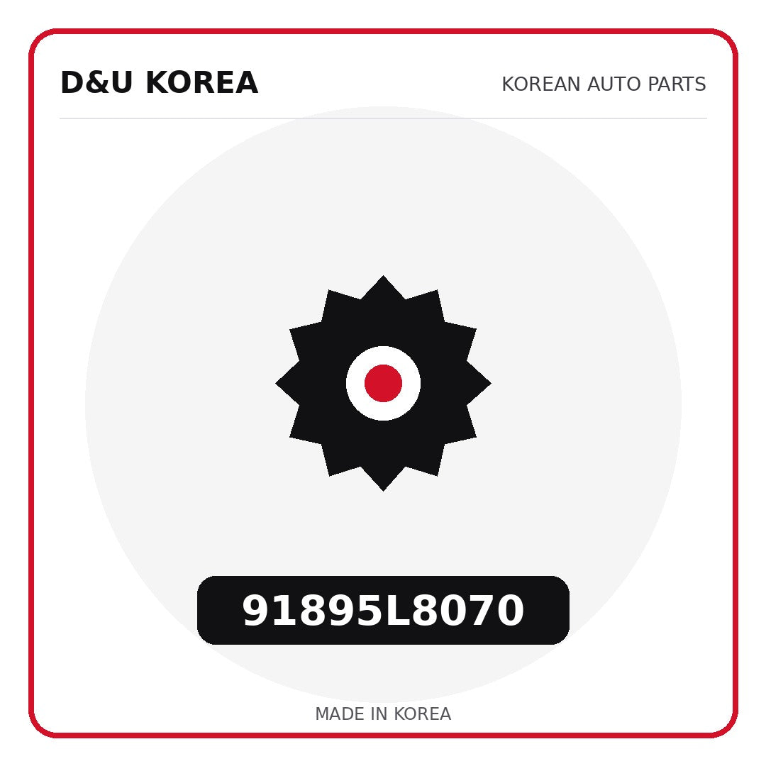 Genuine Mobis 91895L8070  for Korean vehicles | D&U Korea