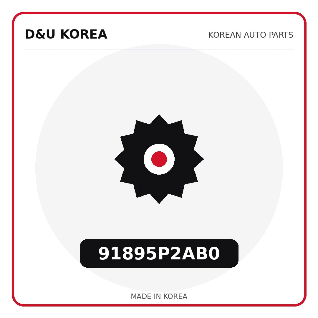 Genuine Mobis 91895P2AB0  for Korean vehicles | D&U Korea