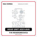 HEAD UNIT ASSY-AVN