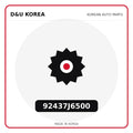 Genuine Mobis 92437J6500  for Korean vehicles | D&U Korea