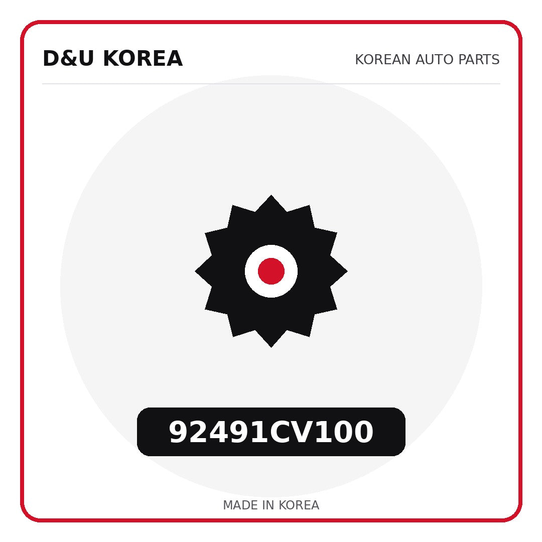 Genuine Mobis 92491CV100  for Korean vehicles | D&U Korea
