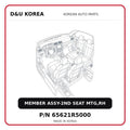 MEMBER ASSY-2ND SEAT MTG,RH