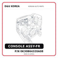 CONSOLE ASSY-FR