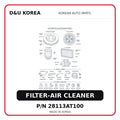 FILTER-AIR CLEANER