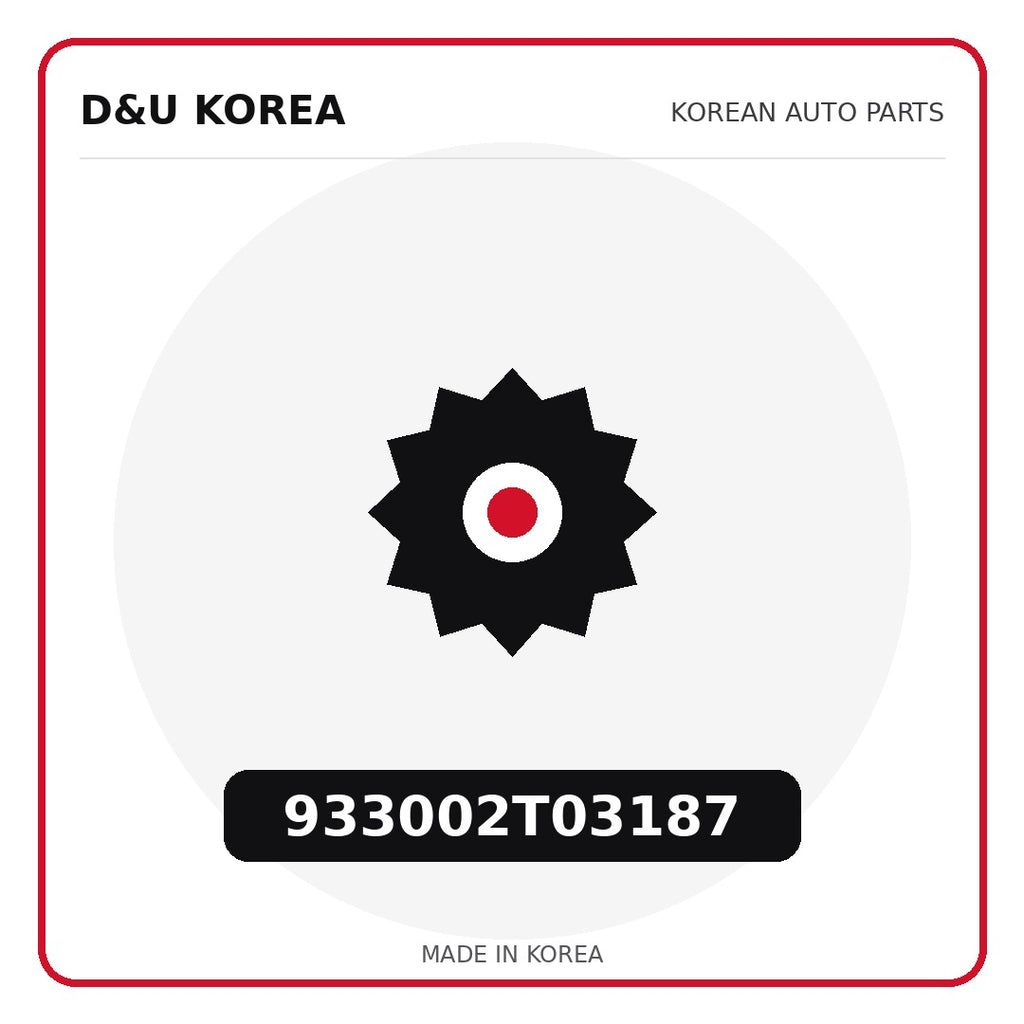 Genuine Mobis 933002T03187  for Korean vehicles | D&U Korea