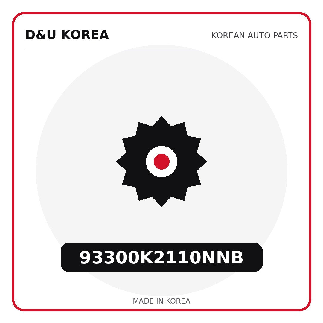 Genuine Mobis 93300K2110NNB  for Korean vehicles | D&U Korea