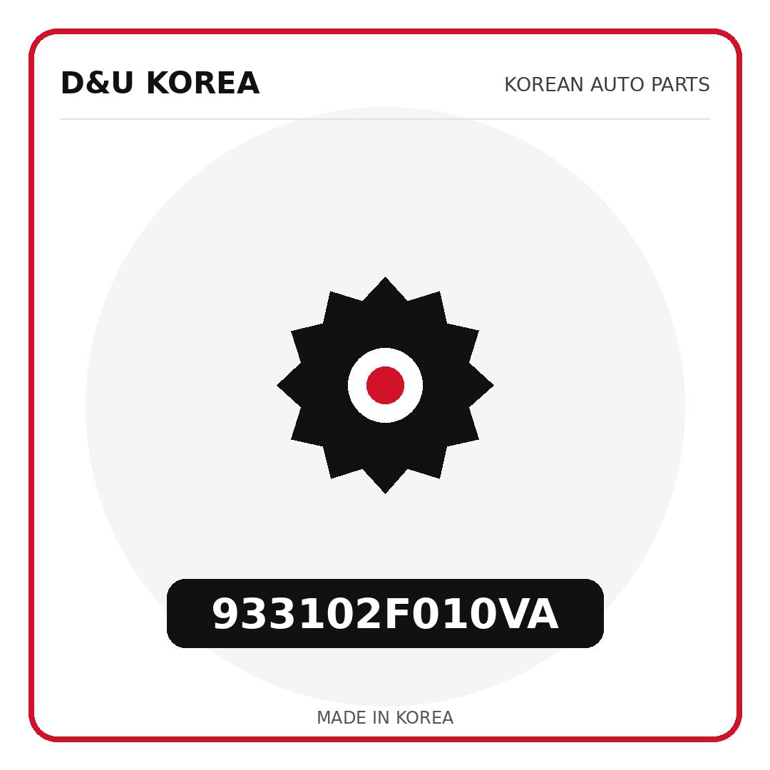 Genuine Mobis 933102F010VA  for Korean vehicles | D&U Korea