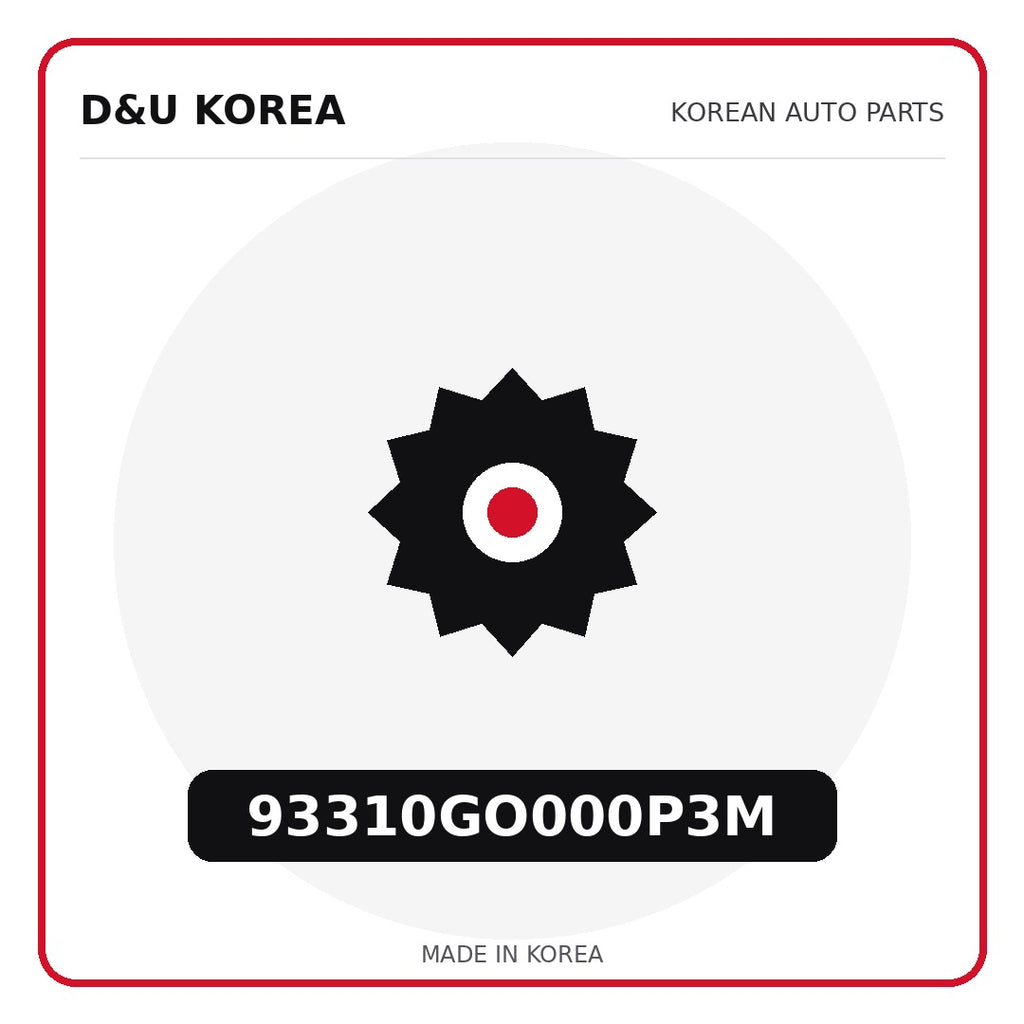 Genuine Mobis 93310GO000P3M  for Korean vehicles | D&U Korea