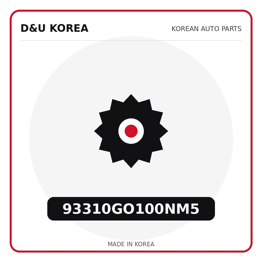 Genuine Mobis 93310GO100NM5  for Korean vehicles | D&U Korea