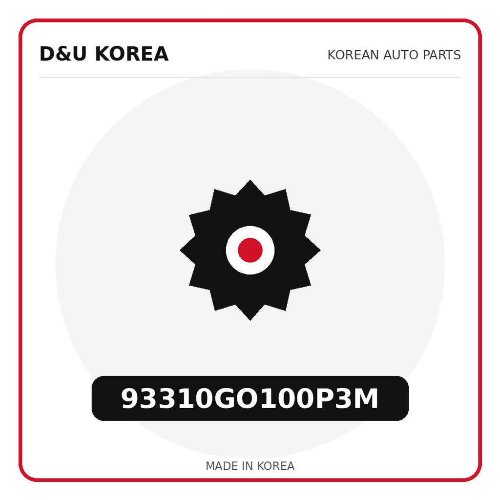 Genuine Mobis 93310GO100P3M  for Korean vehicles | D&U Korea