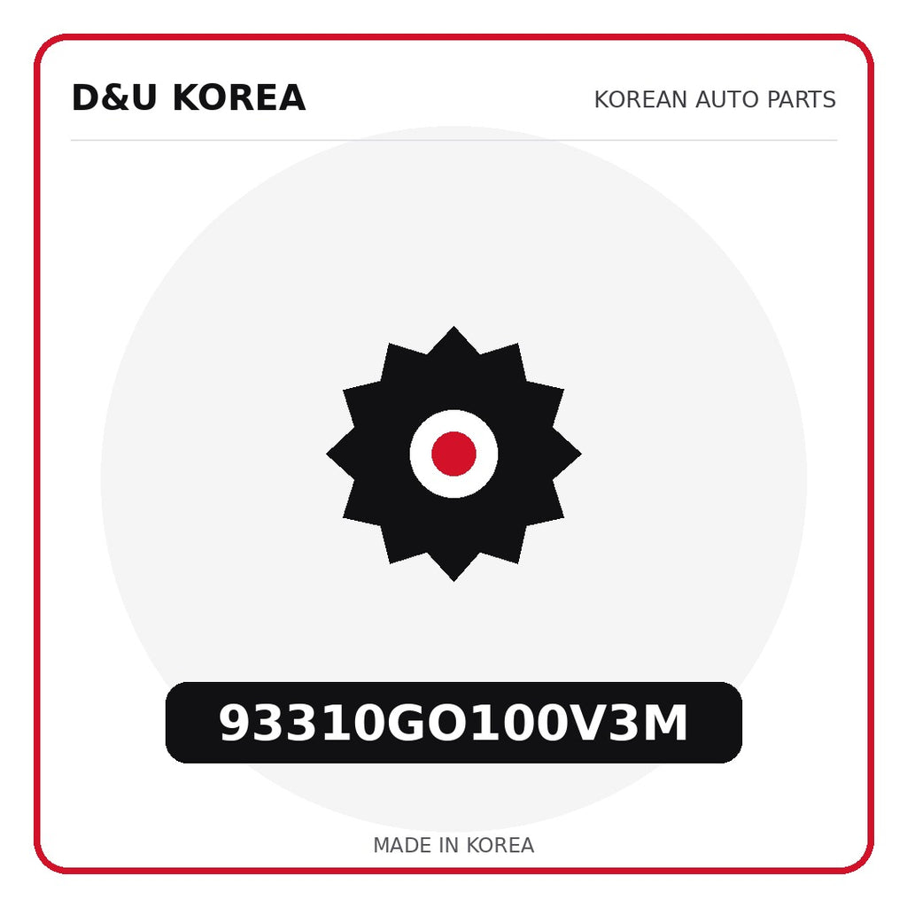 Genuine Mobis 93310GO100V3M  for Korean vehicles | D&U Korea
