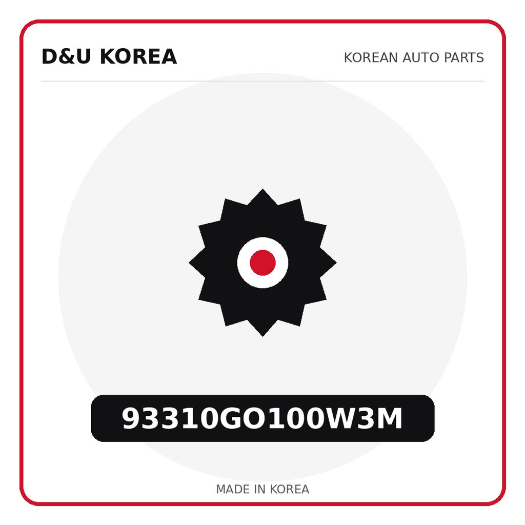Genuine Mobis 93310GO100W3M  for Korean vehicles | D&U Korea