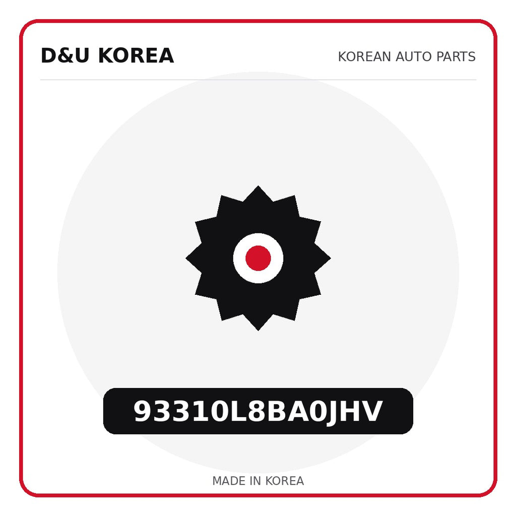 Genuine Mobis 93310L8BA0JHV  for Korean vehicles | D&U Korea