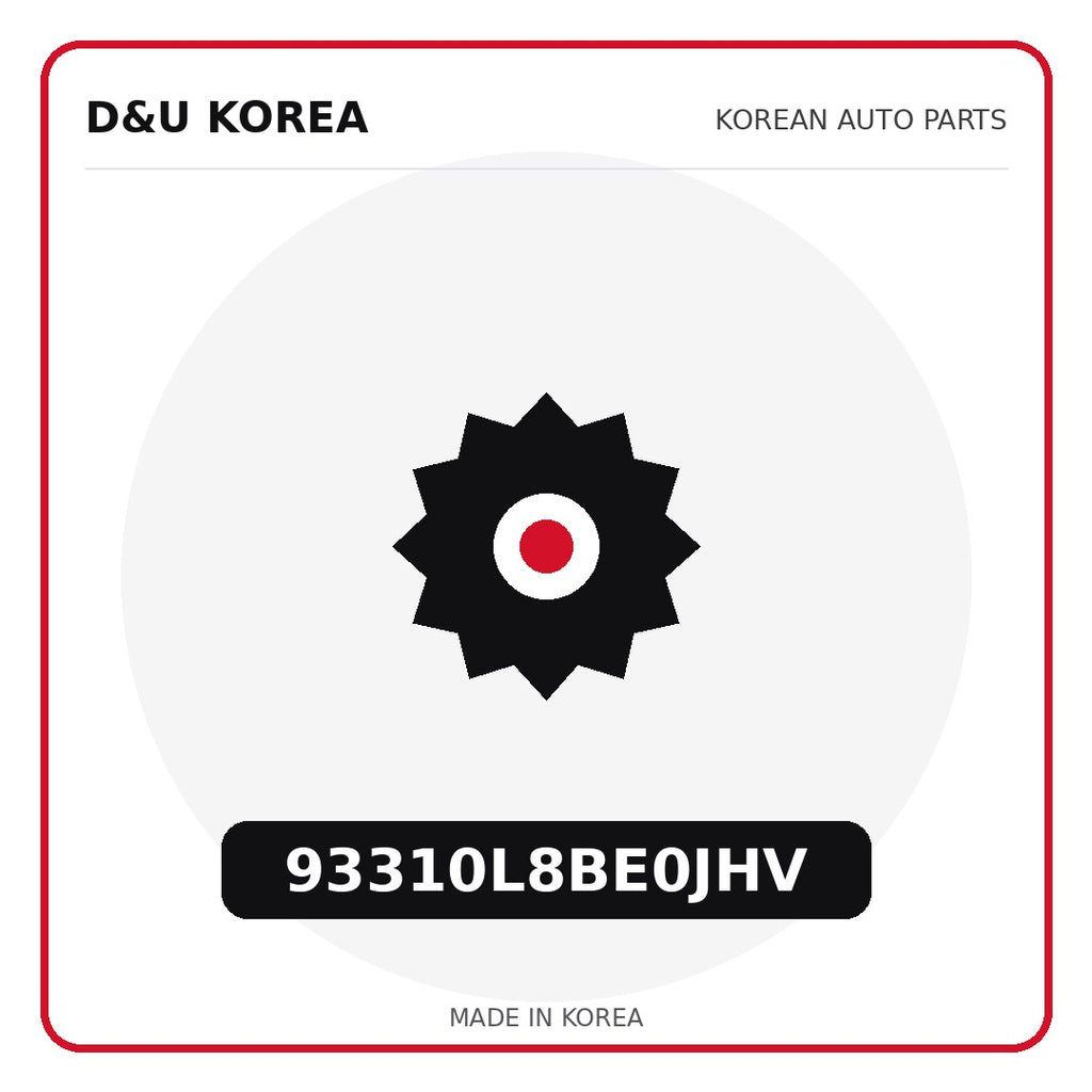 Genuine Mobis 93310L8BE0JHV  for Korean vehicles | D&U Korea