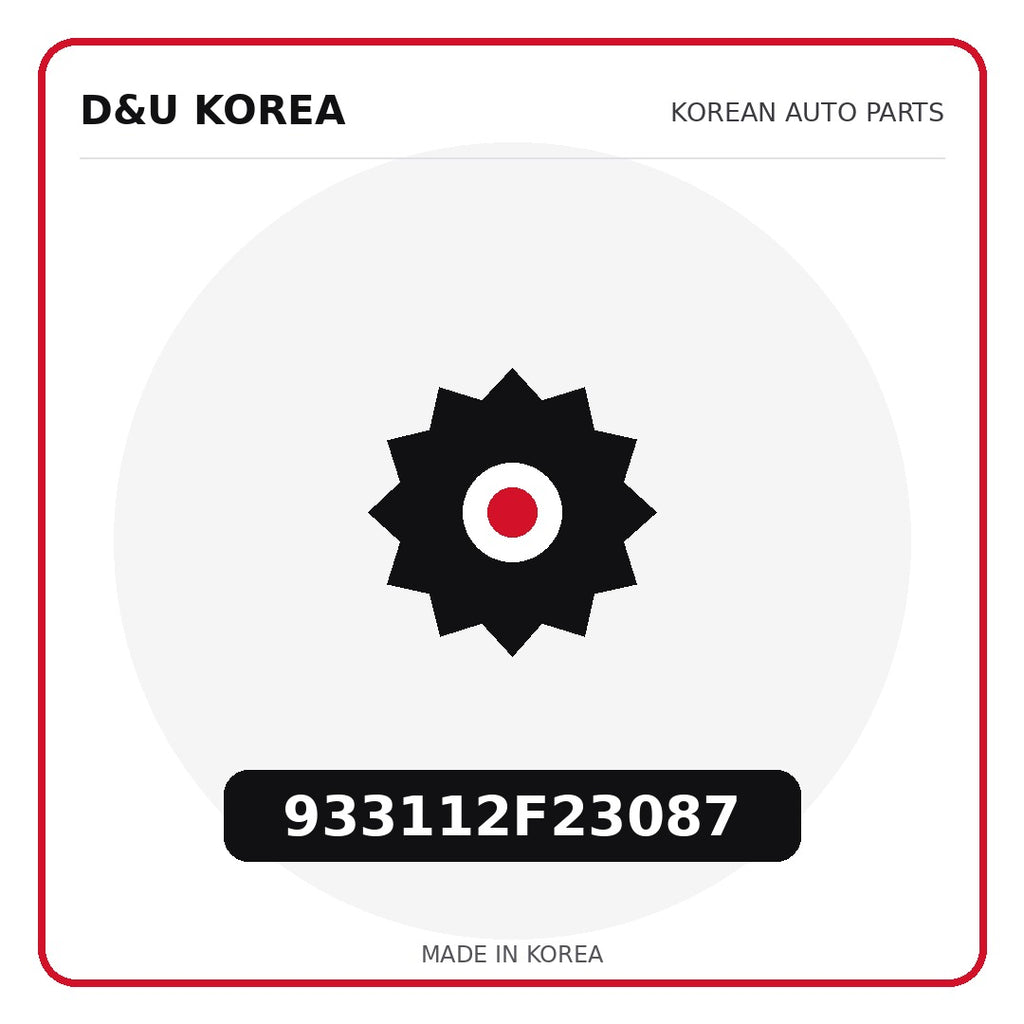 Genuine Mobis 933112F23087  for Korean vehicles | D&U Korea