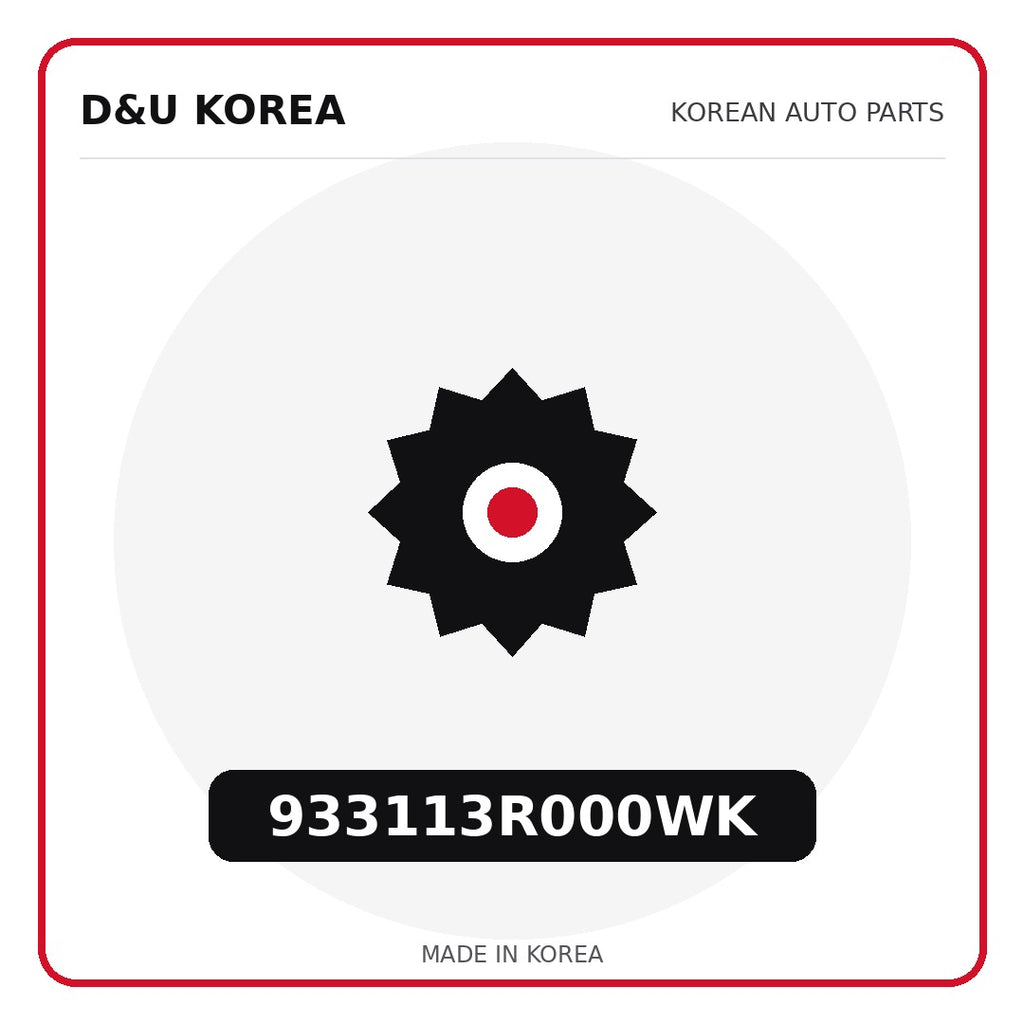 Genuine Mobis 933113R000WK  for Korean vehicles | D&U Korea