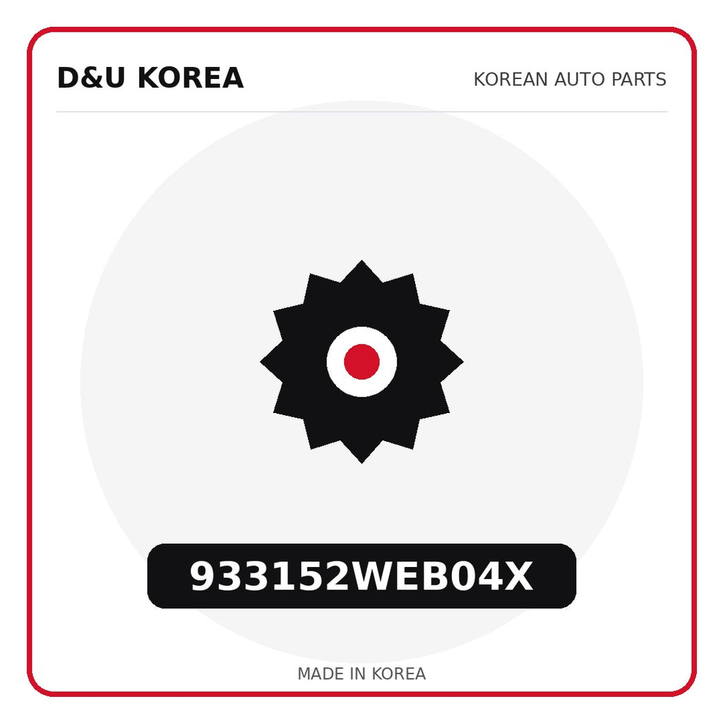 Genuine Mobis 933152WEB04X  for Korean vehicles | D&U Korea