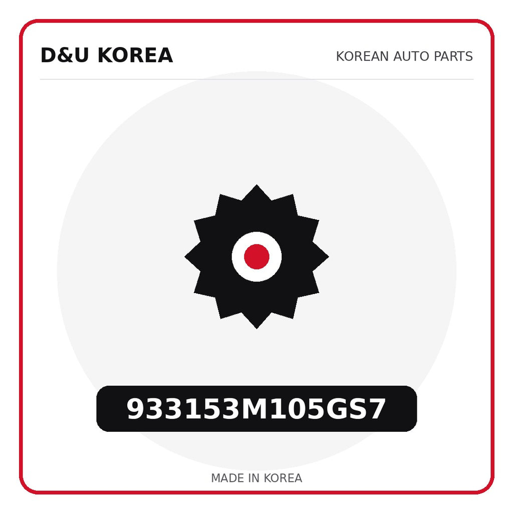 Genuine Mobis 933153M105GS7  for Korean vehicles | D&U Korea