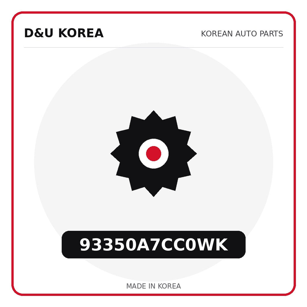 Genuine Mobis 93350A7CC0WK  for Korean vehicles | D&U Korea