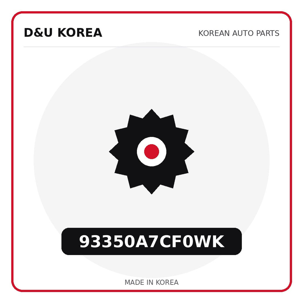 Genuine Mobis 93350A7CF0WK  for Korean vehicles | D&U Korea
