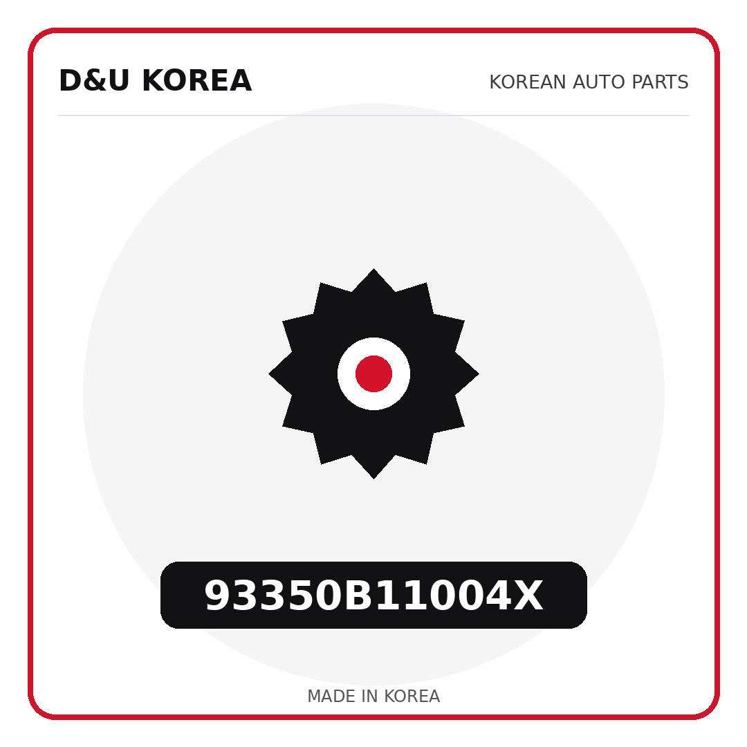 Genuine Mobis 93350B11004X  for Korean vehicles | D&U Korea
