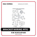 BRACKET-WIRING MTG