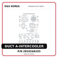 DUCT A-INTERCOOLER