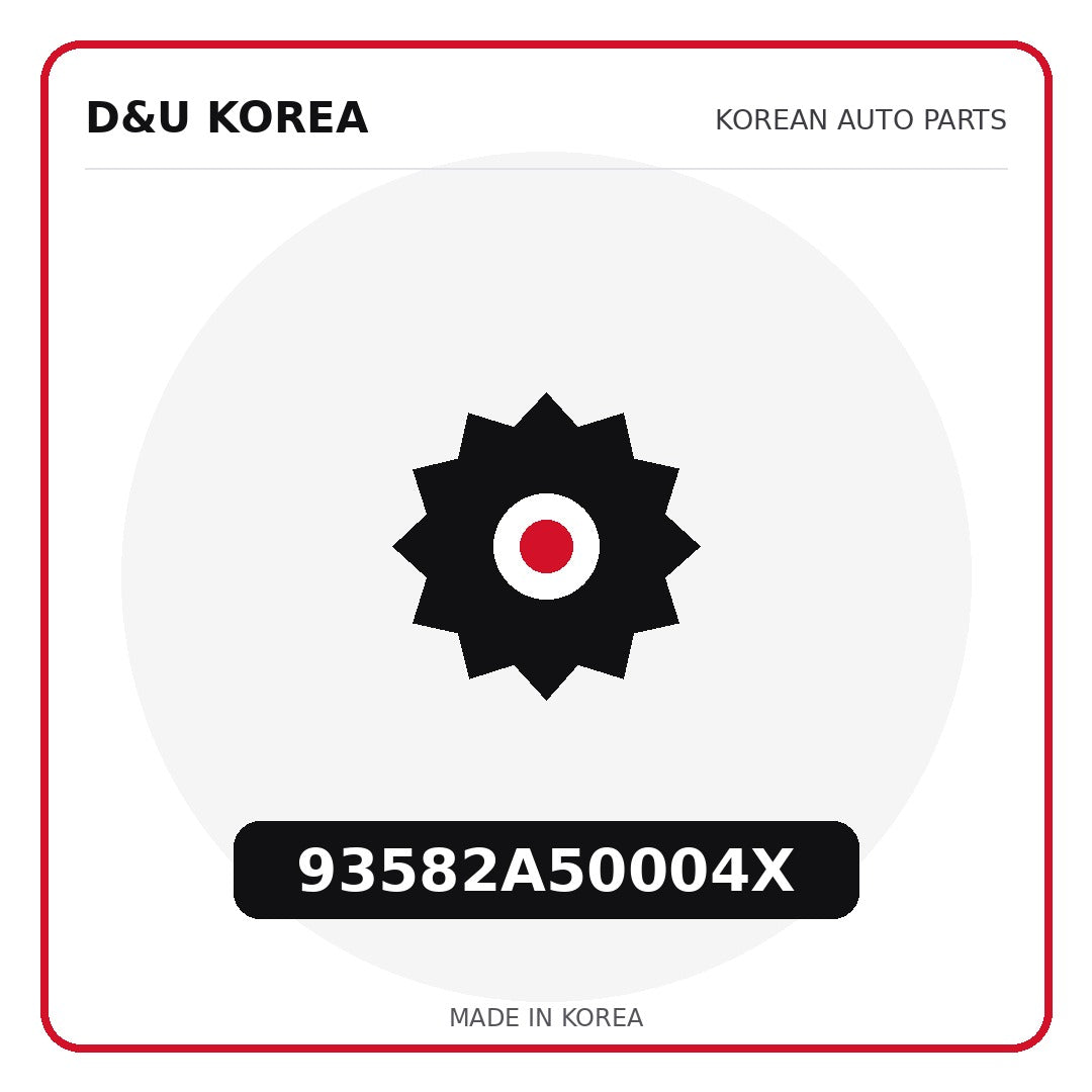 Genuine Mobis 93582A50004X  for Korean vehicles | D&U Korea